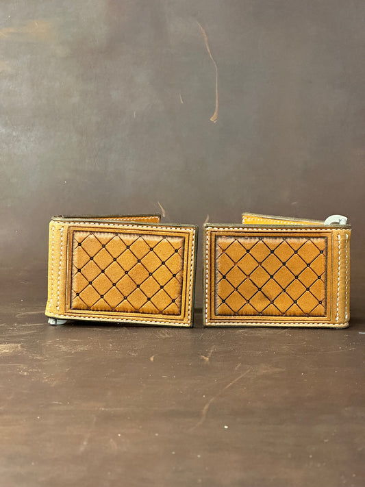 Money Clip Wallet - Cushion Pattern