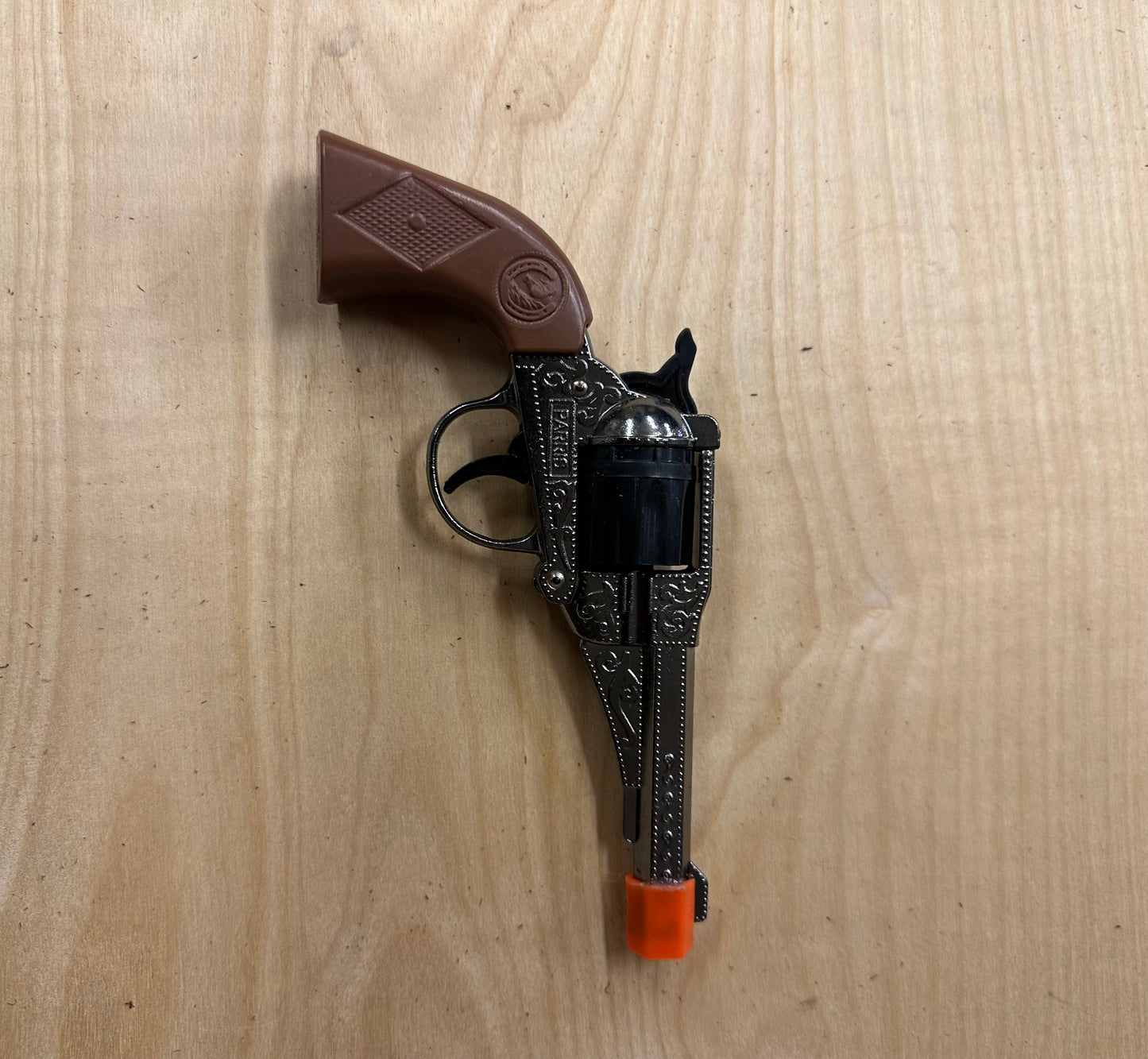 Small Double Cap Gun Rig with Leather Holster and Belt