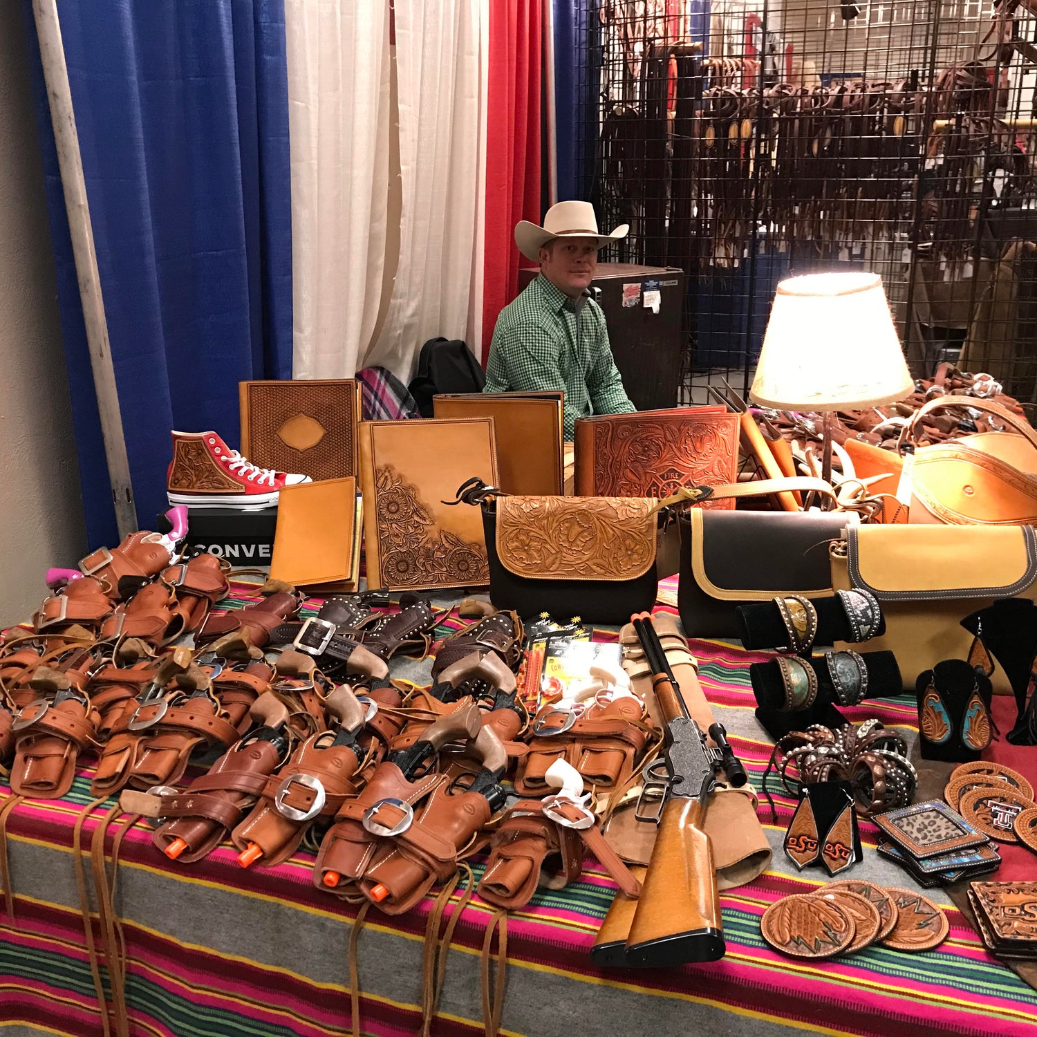 DW Leathermaker owner Dallas Scribner. 